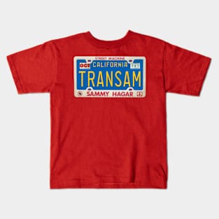 Sammy Hagar - Trans Am Highway Wonderland License Plate Kids T-Shirt